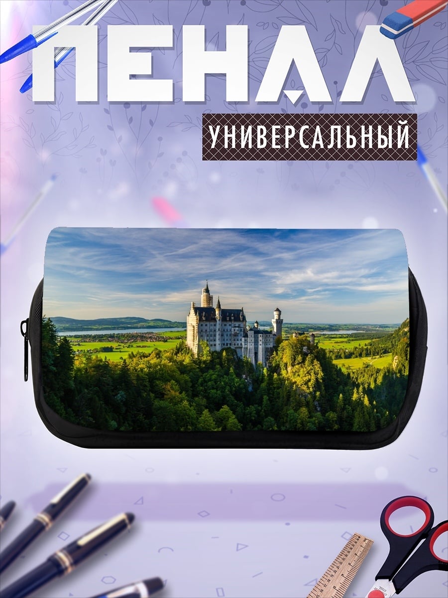 Пенал-косметичка сказочный замок