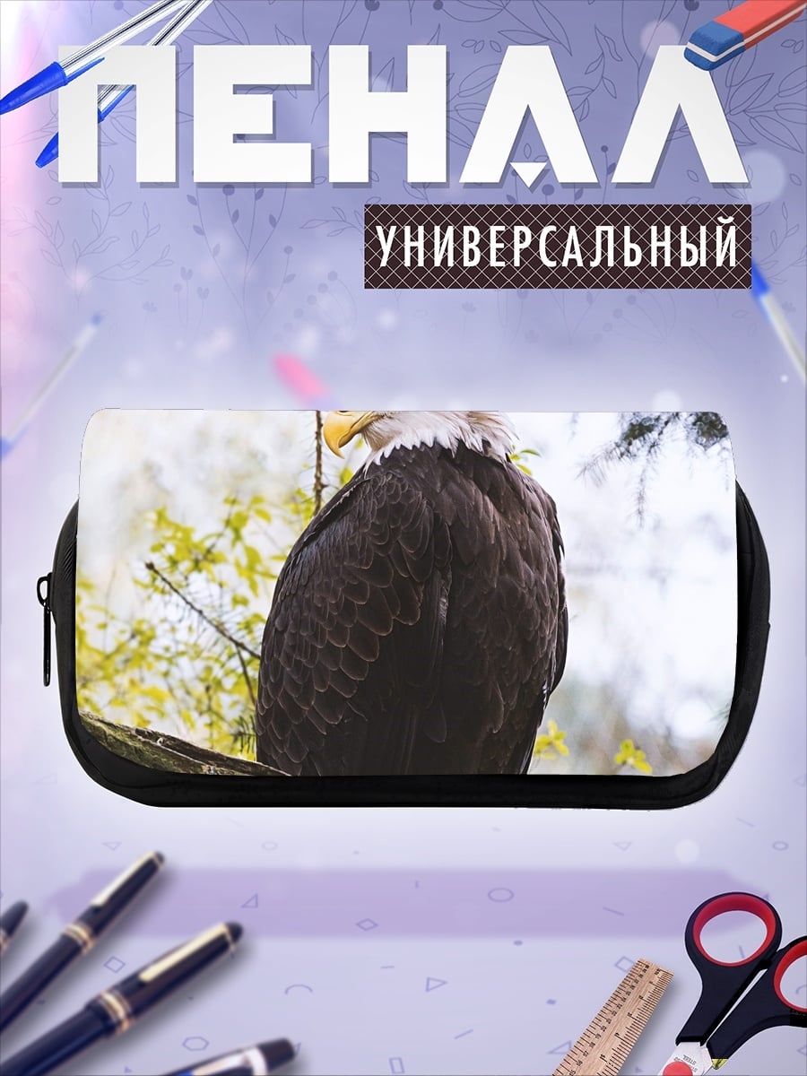 Пенал-косметичка Орёл на ветке