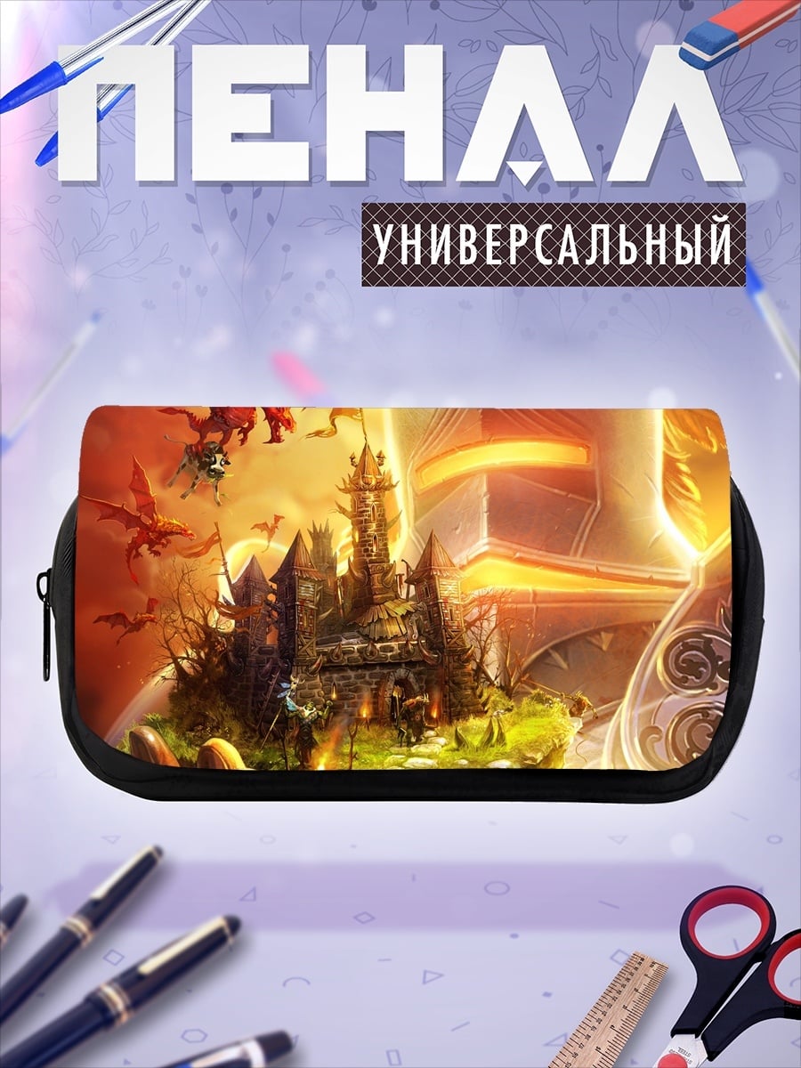 Пенал-косметичка Сказочный замок в руке