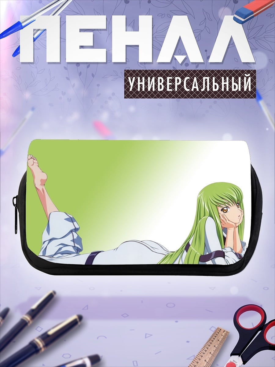 Пенал-косметичка Аниме девушка CC