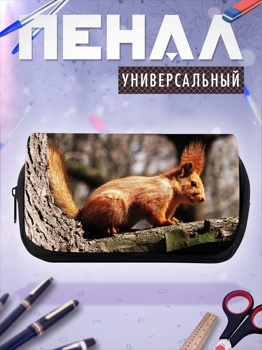 Пенал-косметичка Рыжая белка