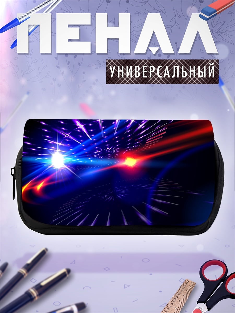 Пенал-косметичка Неоновые огни города