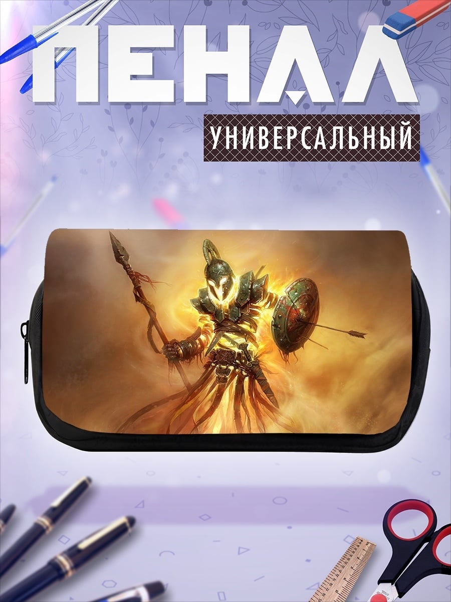 Пенал-косметичка сияющий воин
