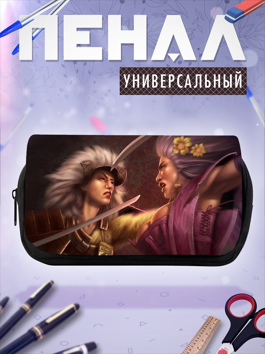 Пенал-косметичка битва самураев