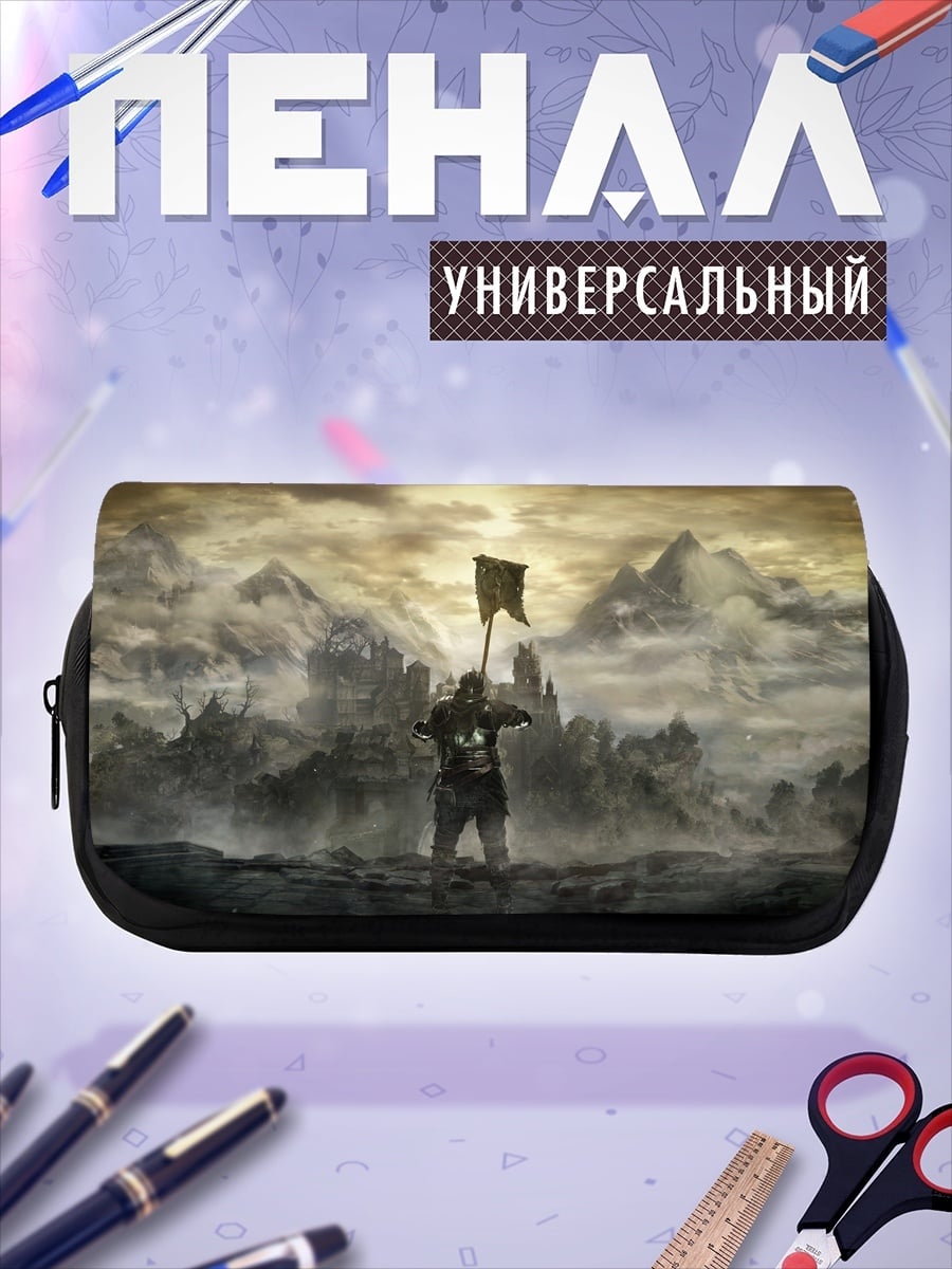Пенал-косметичка воин с флагом