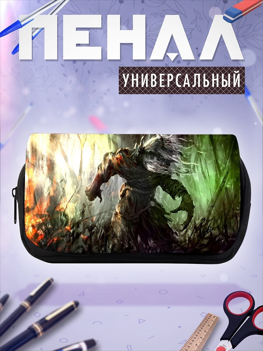 Пенал-косметичка Злой монстр в лесу