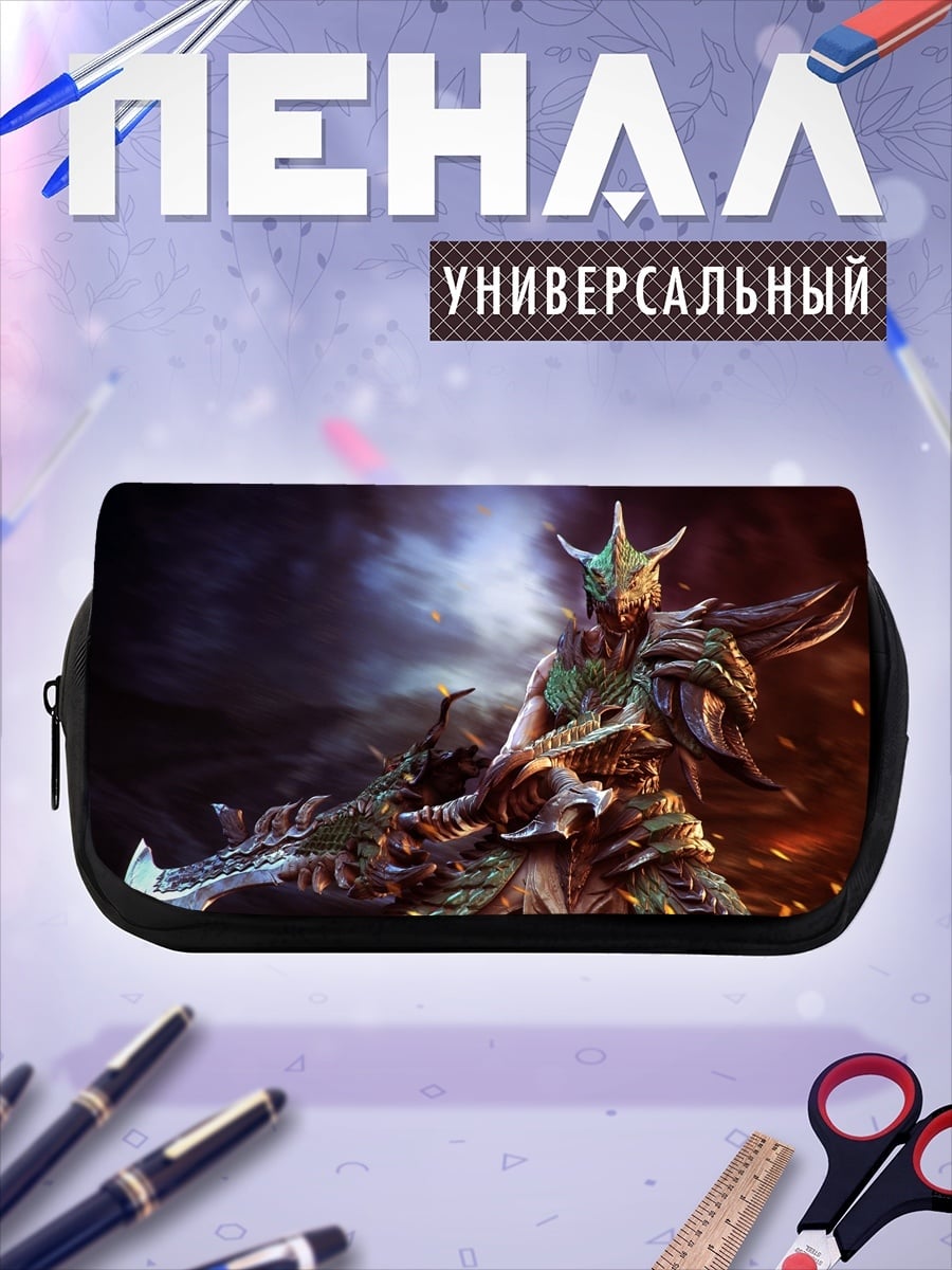 Пенал-косметичка Демонический воин