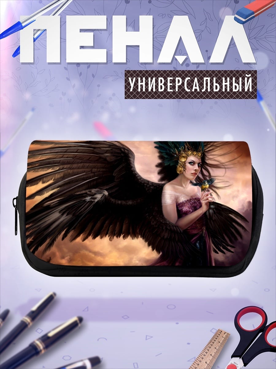 Пенал-косметичка ангел с крыльями