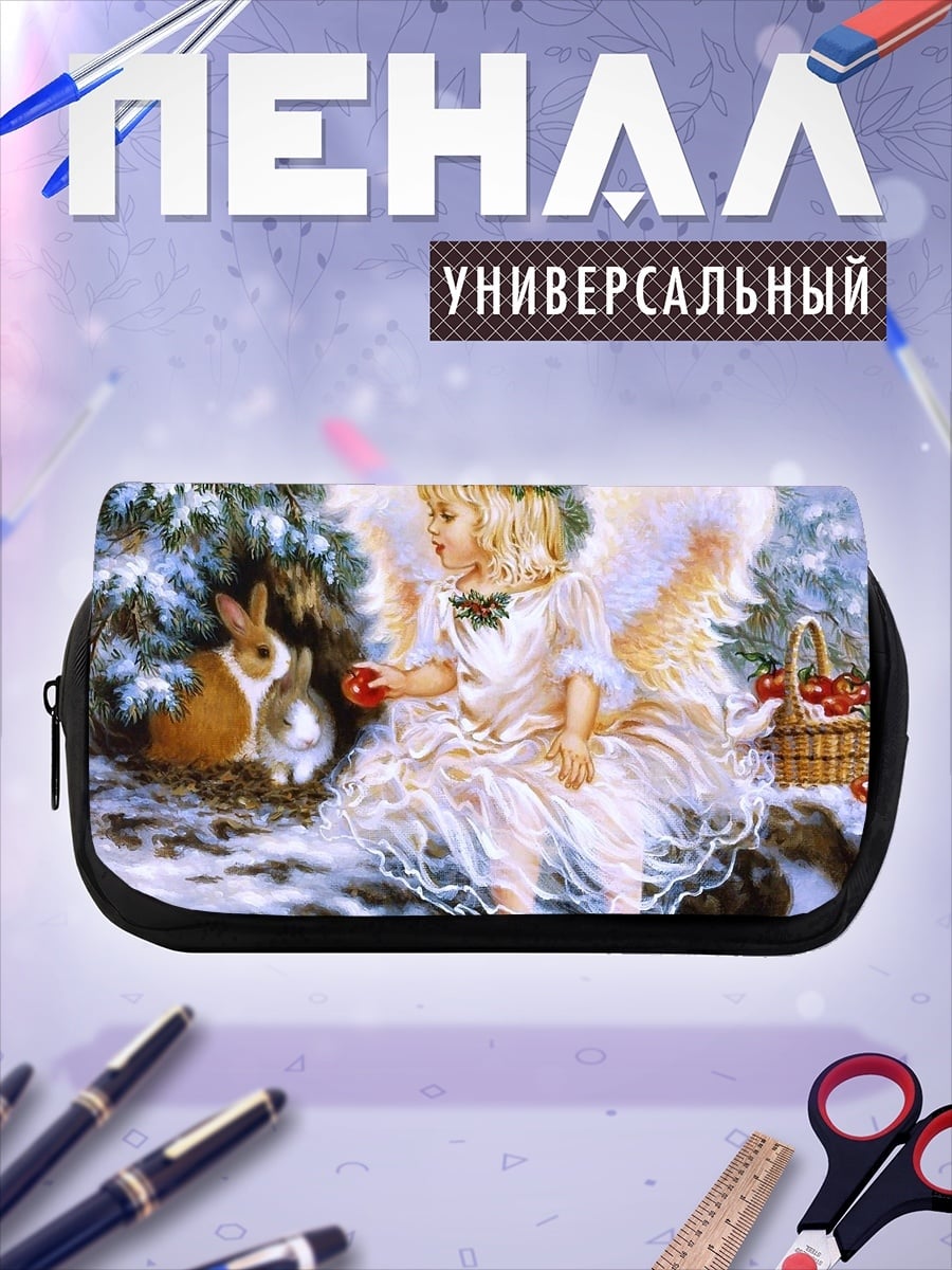Пенал-косметичка Ангел в снегу