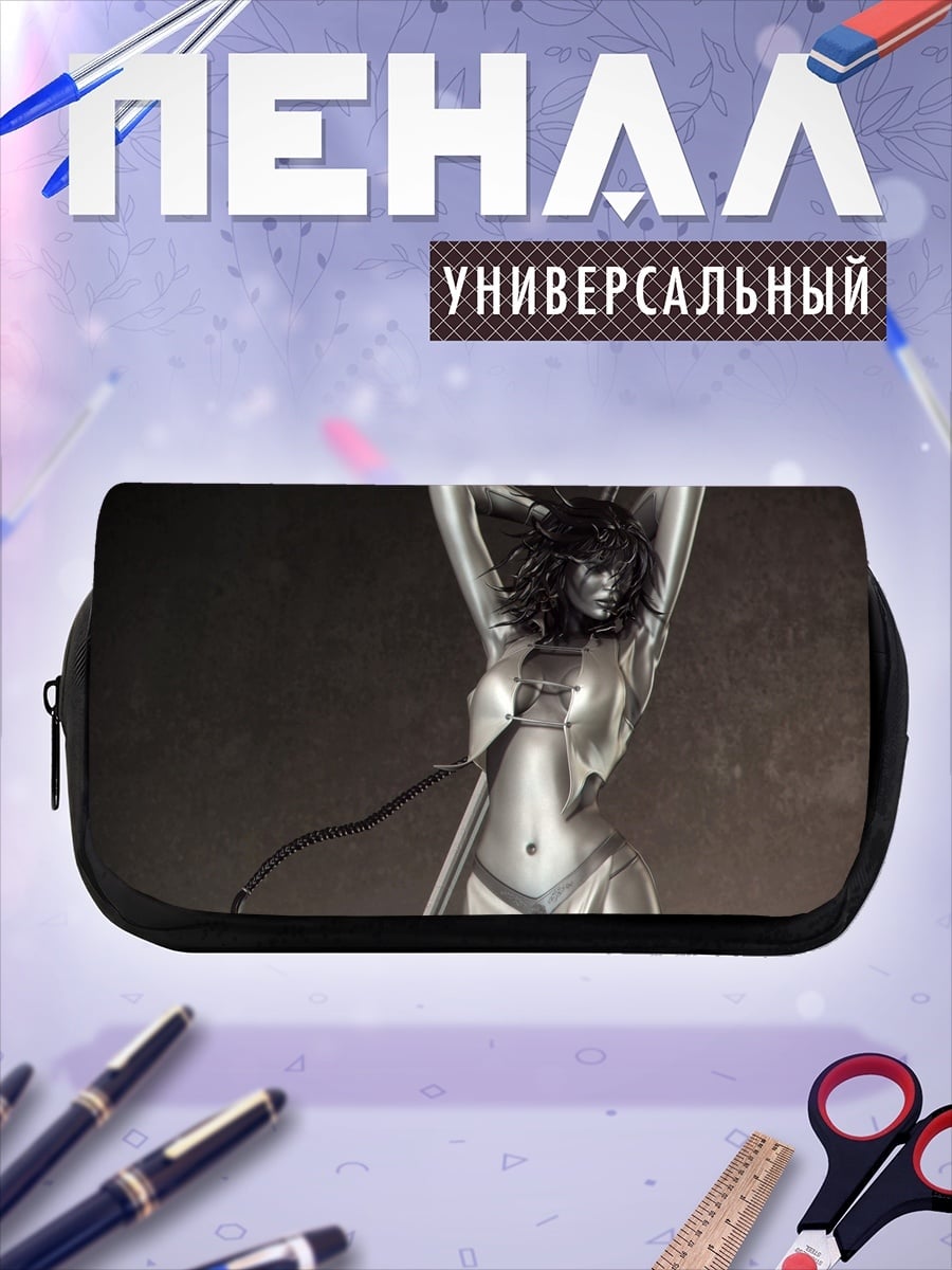 Пенал-косметичка Серебряная воительница