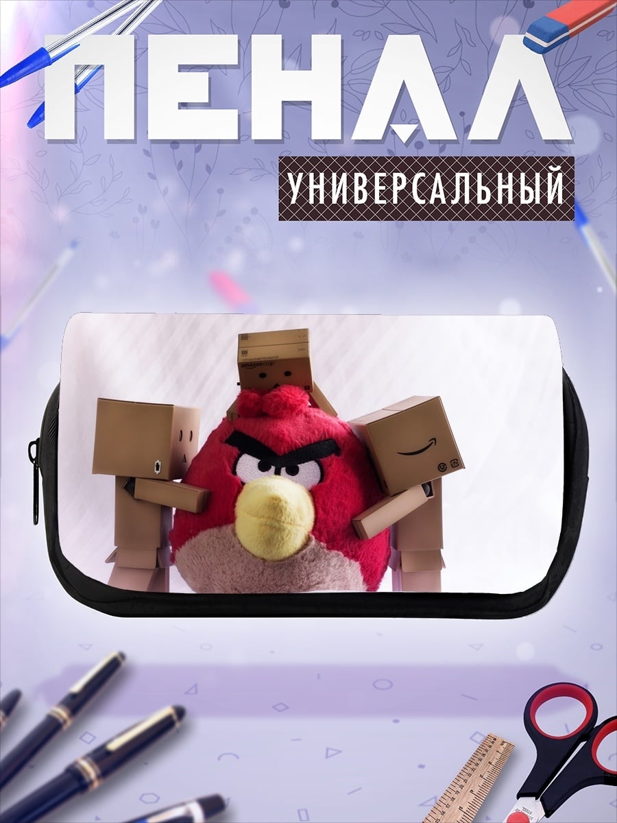 Пенал-косметичка Злой Красный Птица