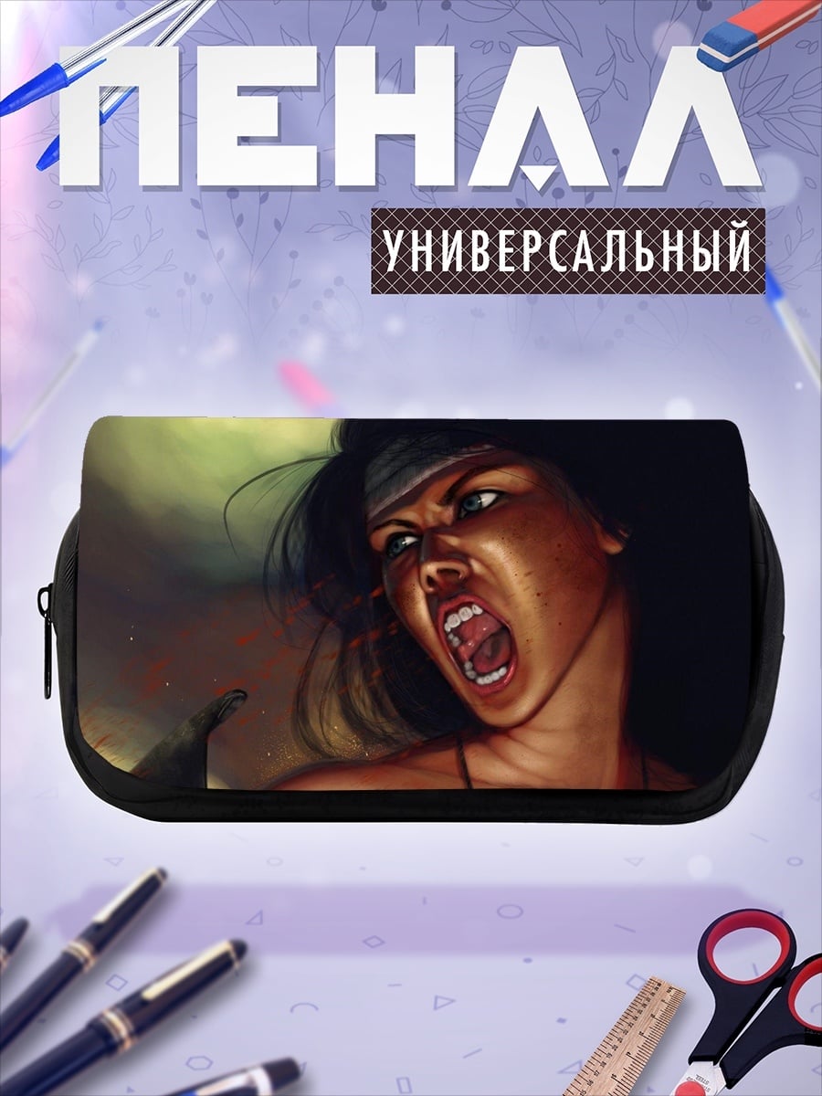 Пенал-косметичка Яростная воительница