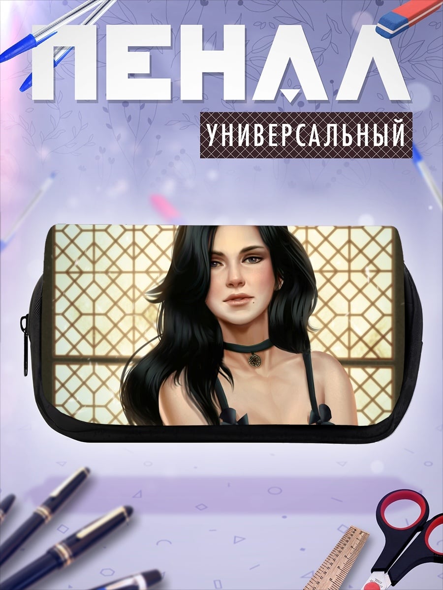 Пенал-косметичка Аниме девушка в декольте
