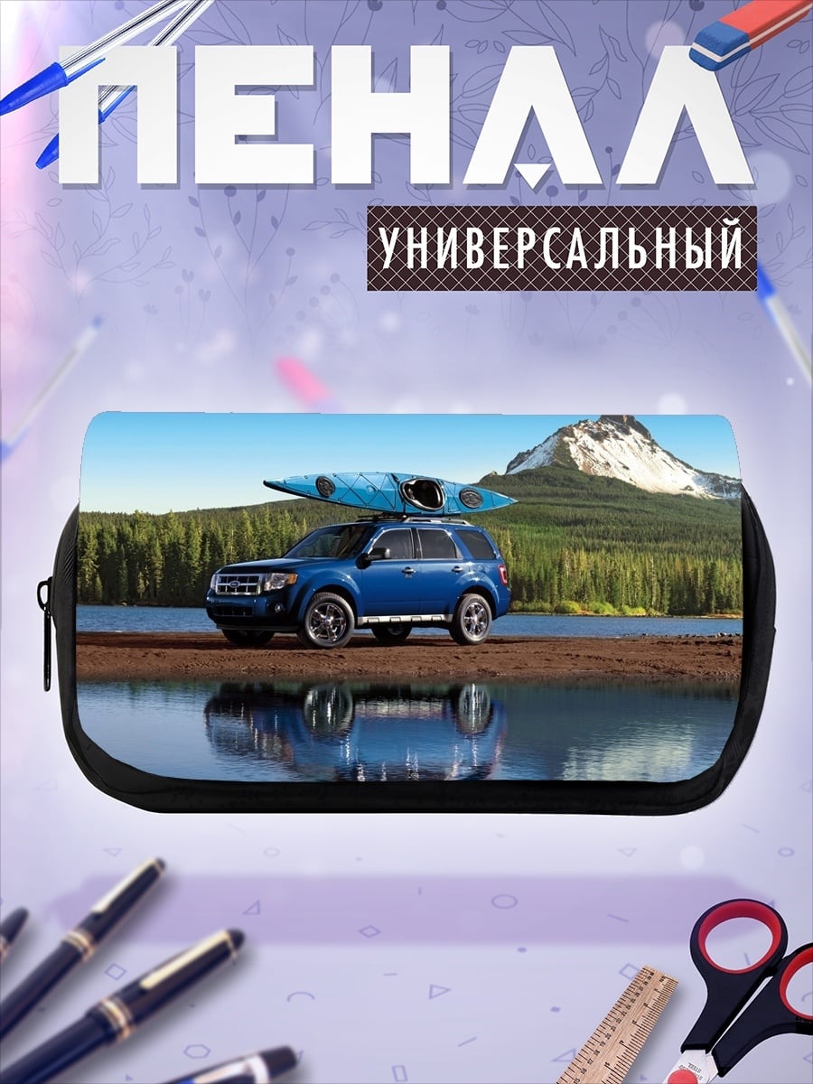 Пенал-косметичка Внедорожник с каяком