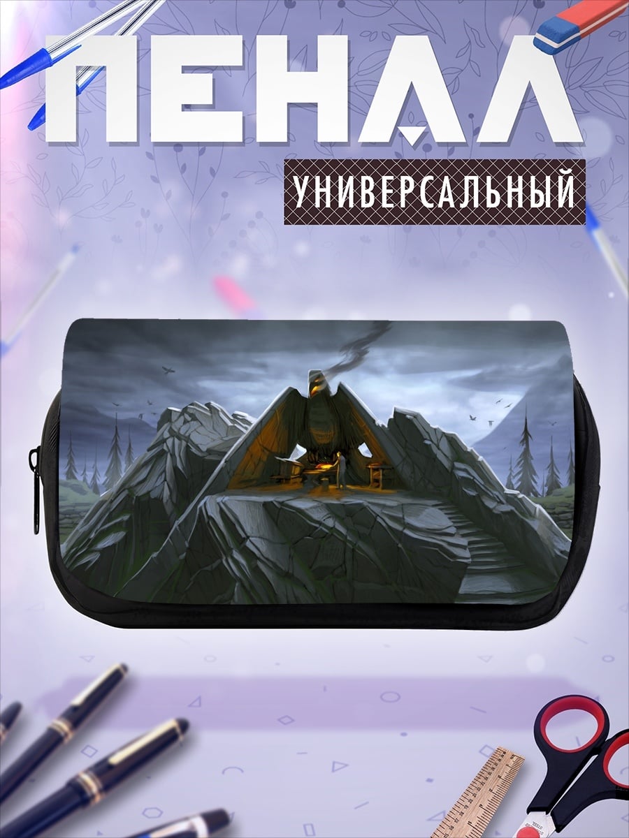 Пенал-косметичка Каменная статуя