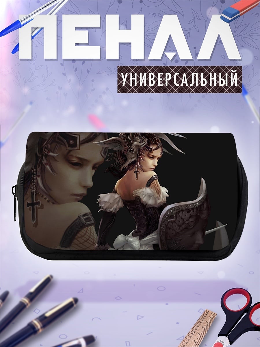Пенал-косметичка Готическая воительница