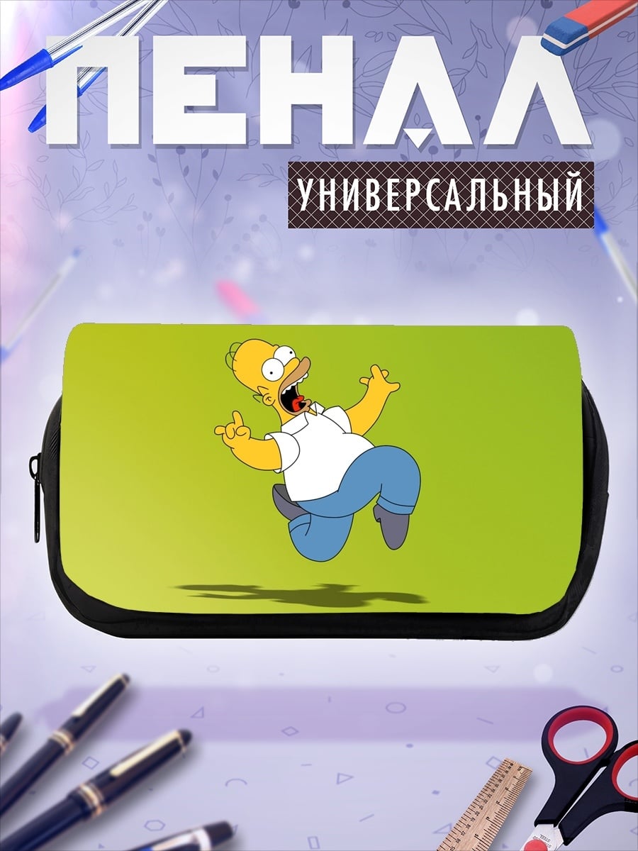 Пенал-косметичка хомер симпсон падает