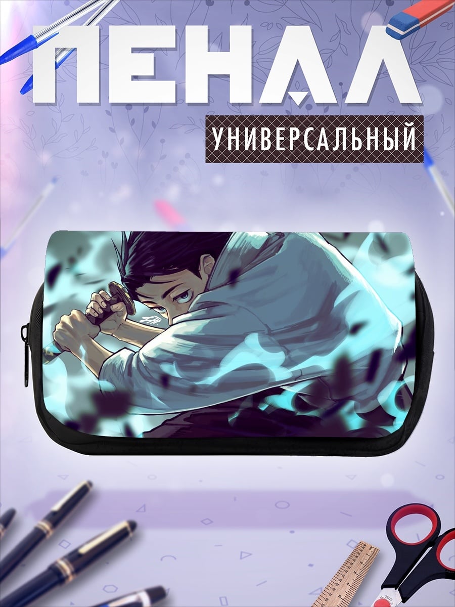 Пенал-косметичка Аниме самурай в бою