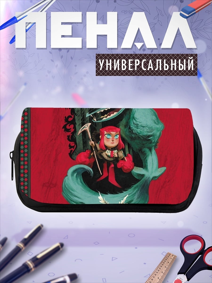 Пенал-косметичка Девочка с косой
