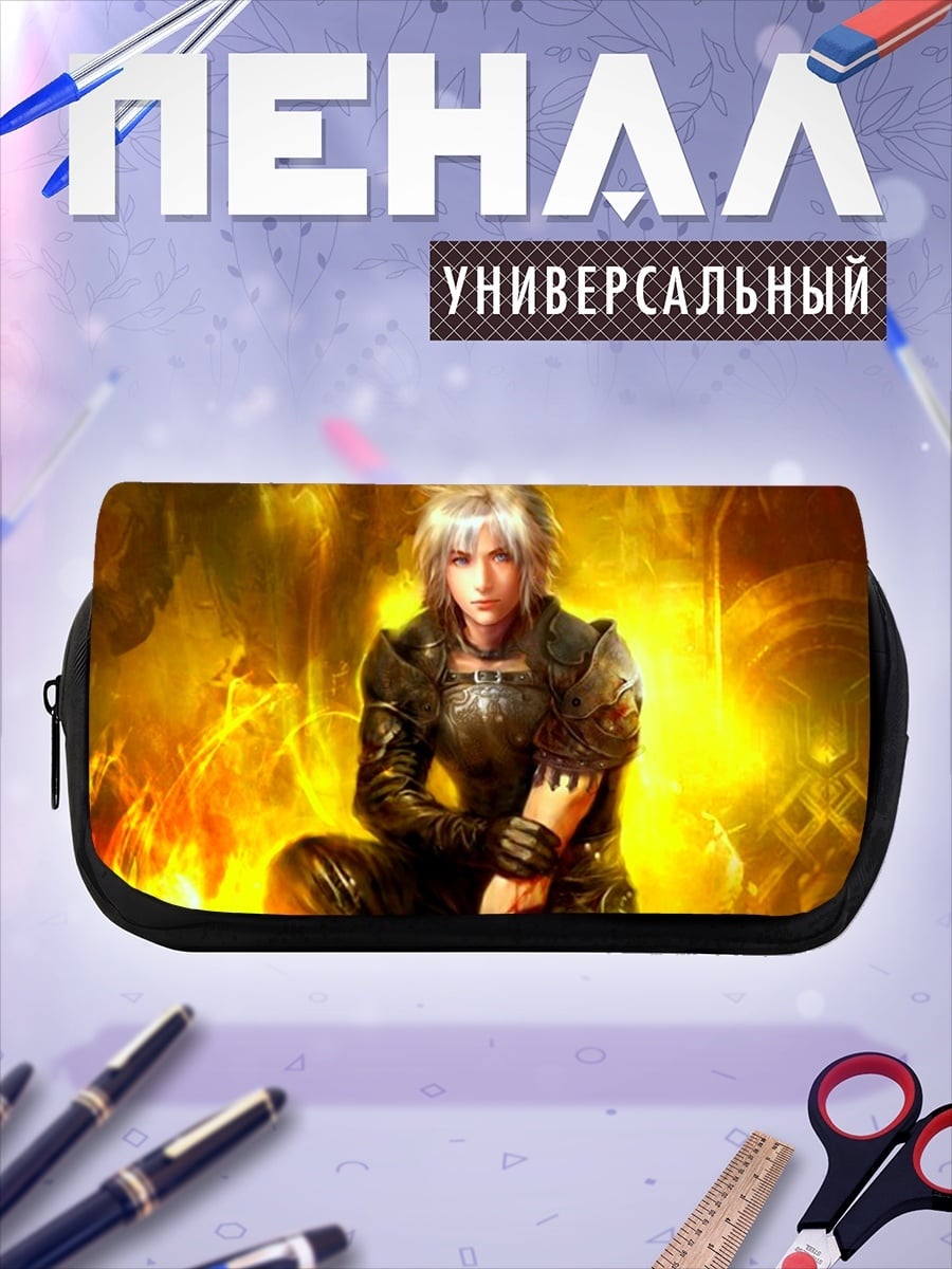 Пенал-косметичка Воин огня с мечом