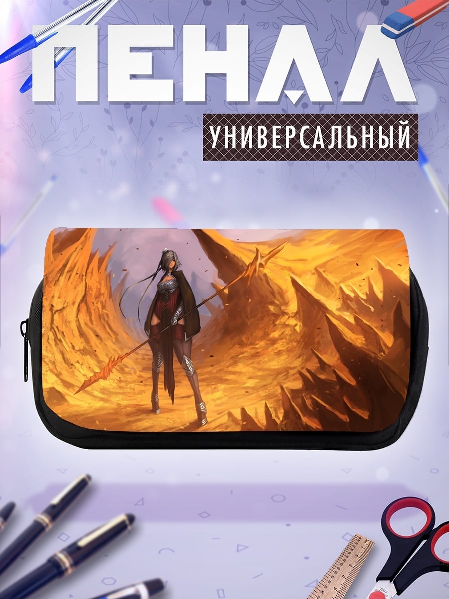 Пенал-косметичка Девушка в пустыне