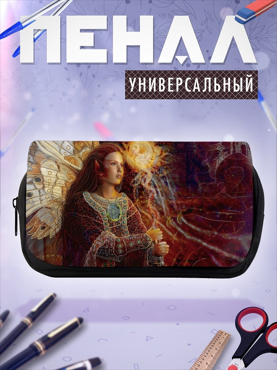 Пенал-косметичка Девушка с крыльями