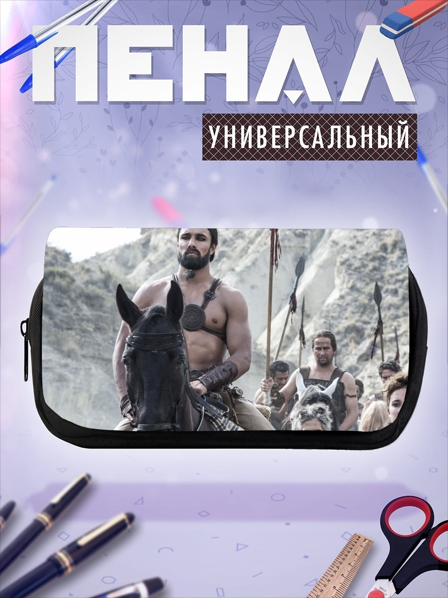 Пенал-косметичка воин на коне