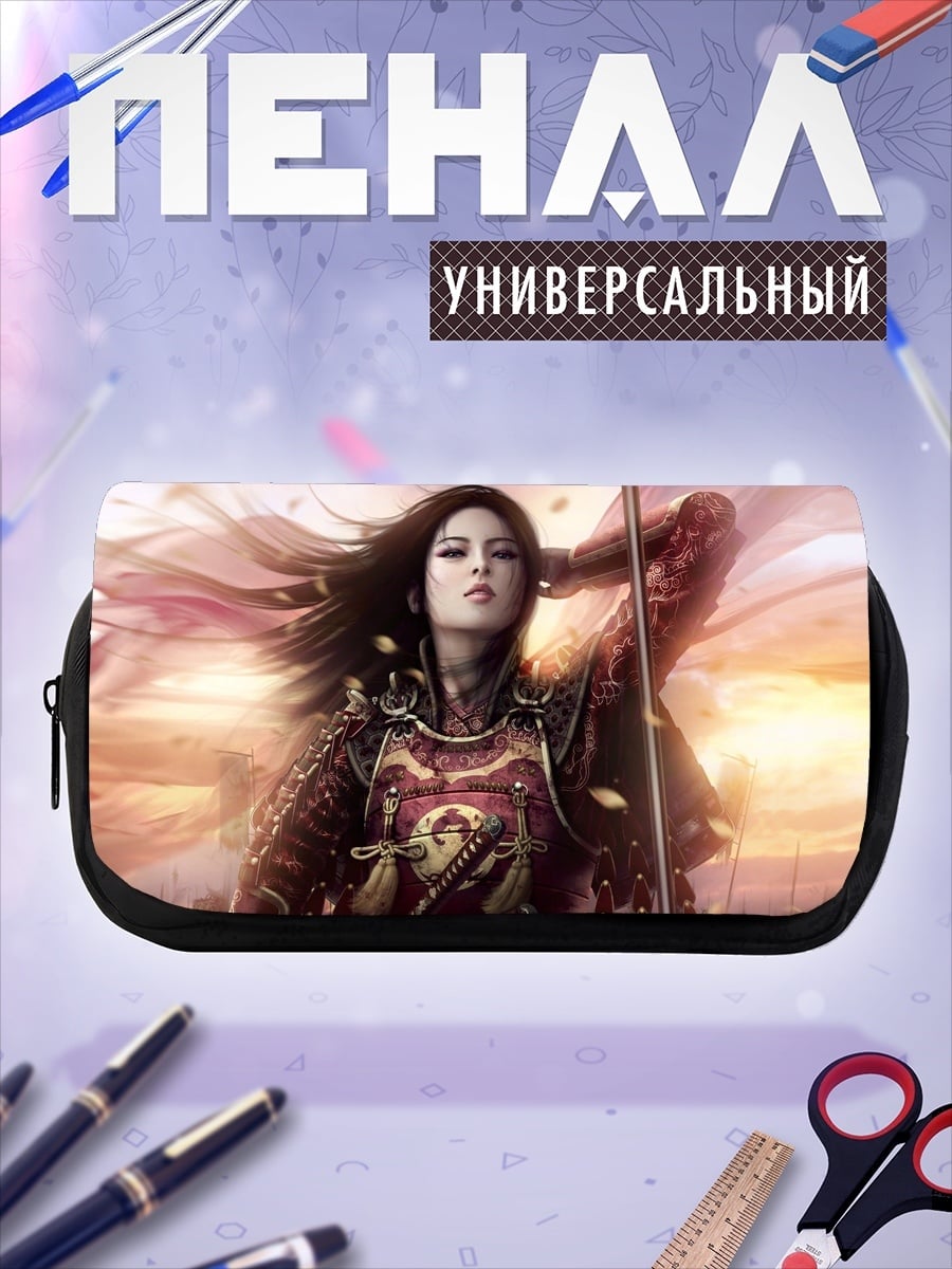 Пенал-косметичка Самурайская воительница
