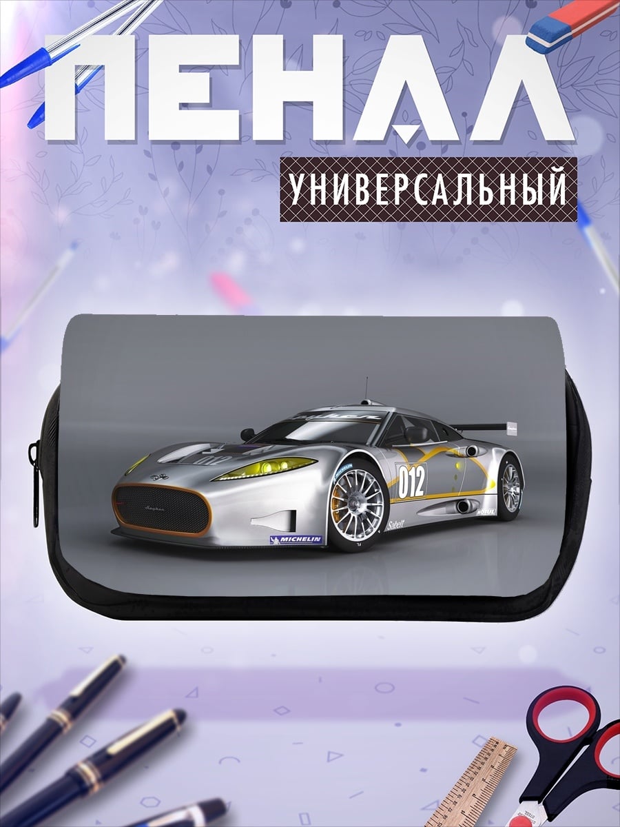 Пенал-косметичка гоночный автомобиль