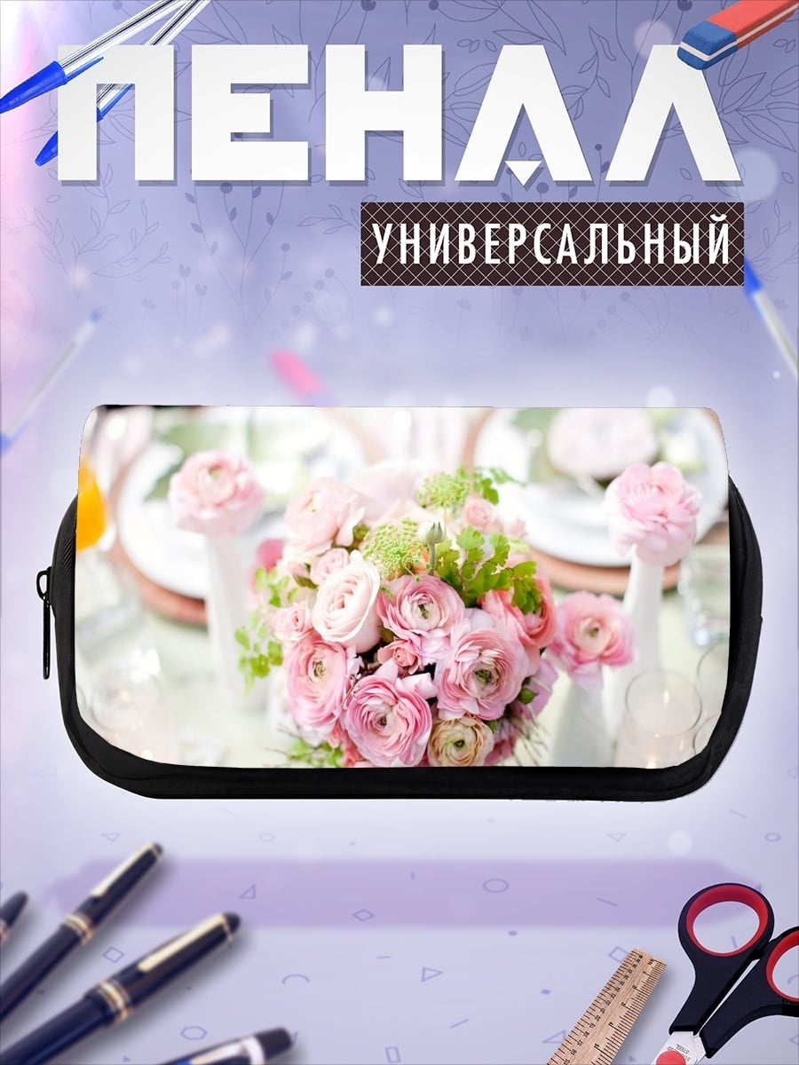 Пенал-косметичка Нежный цветочный букет