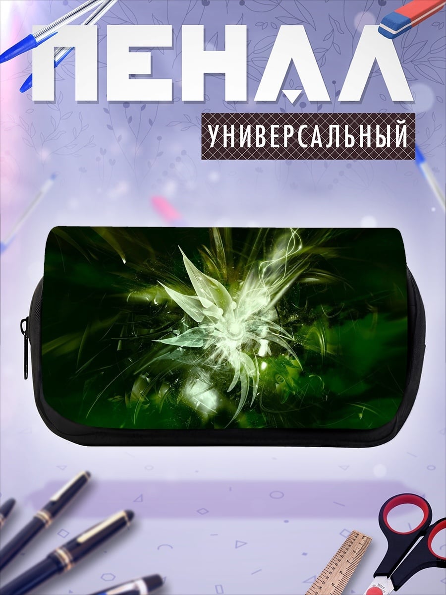 Пенал-косметичка Светящийся цветок в темноте