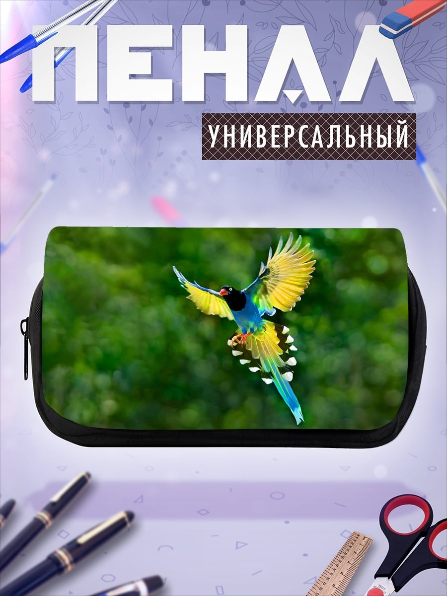 Пенал-косметичка летающая птица