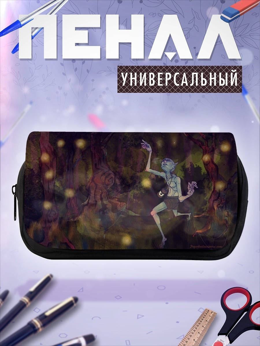 Пенал-косметичка танцующая фея в лесу