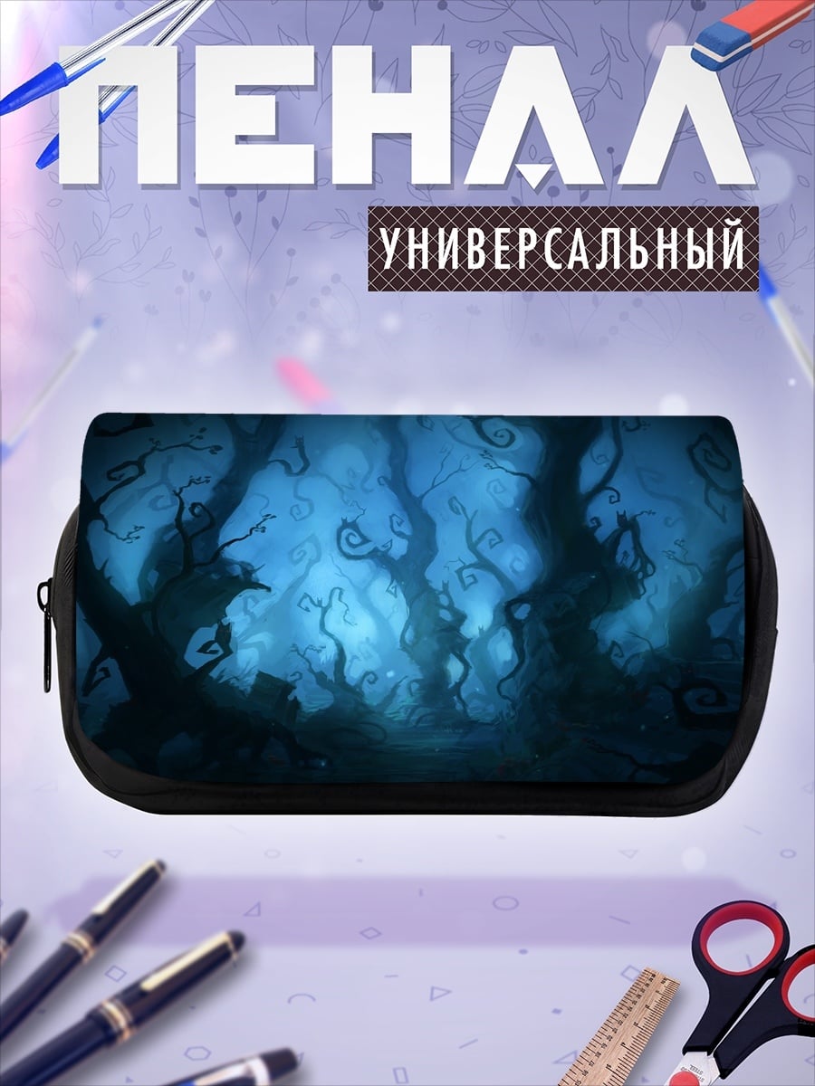 Пенал-косметичка Сказочный лес ночь