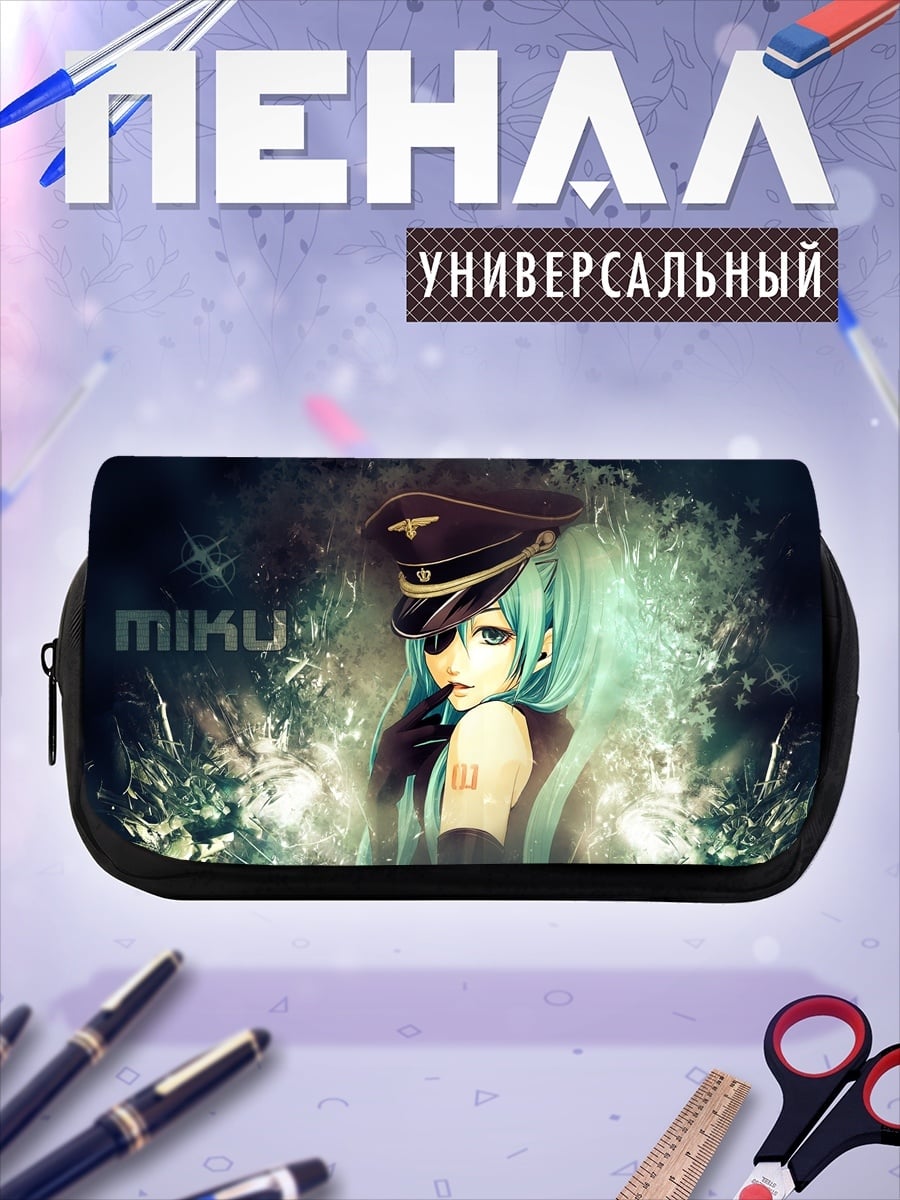 Пенал-косметичка Мику в шляпе