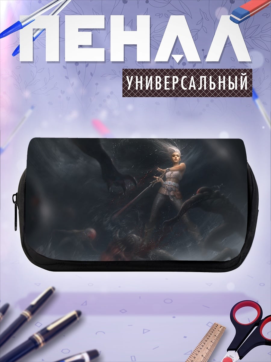Пенал-косметичка Воительница в тумане