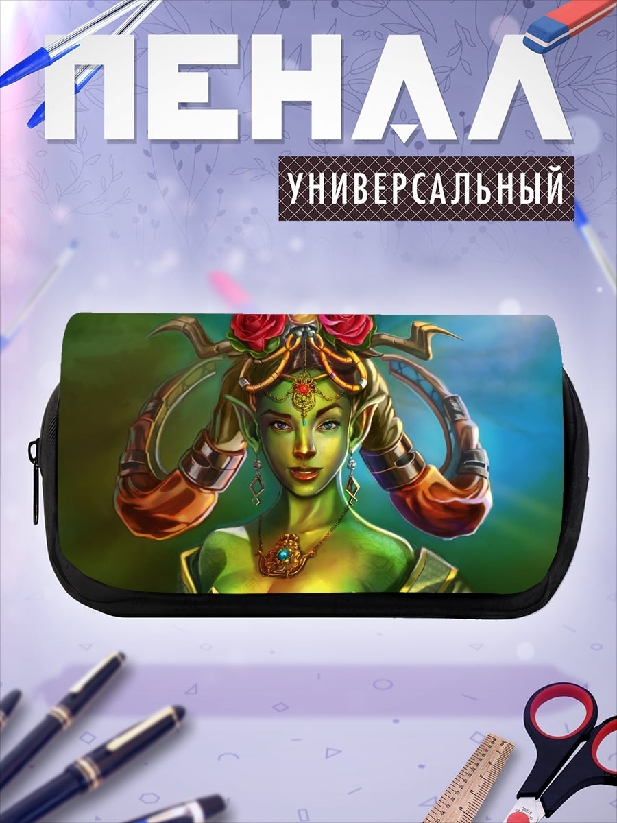 Пенал-косметичка Зеленая богиня