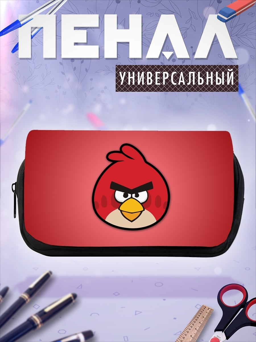 Пенал-косметичка Злой красный птенец