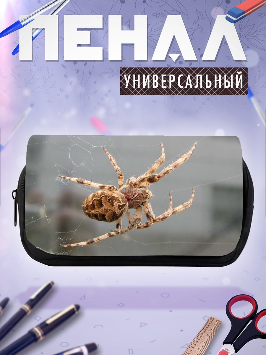 Пенал-косметичка Паук на паутине