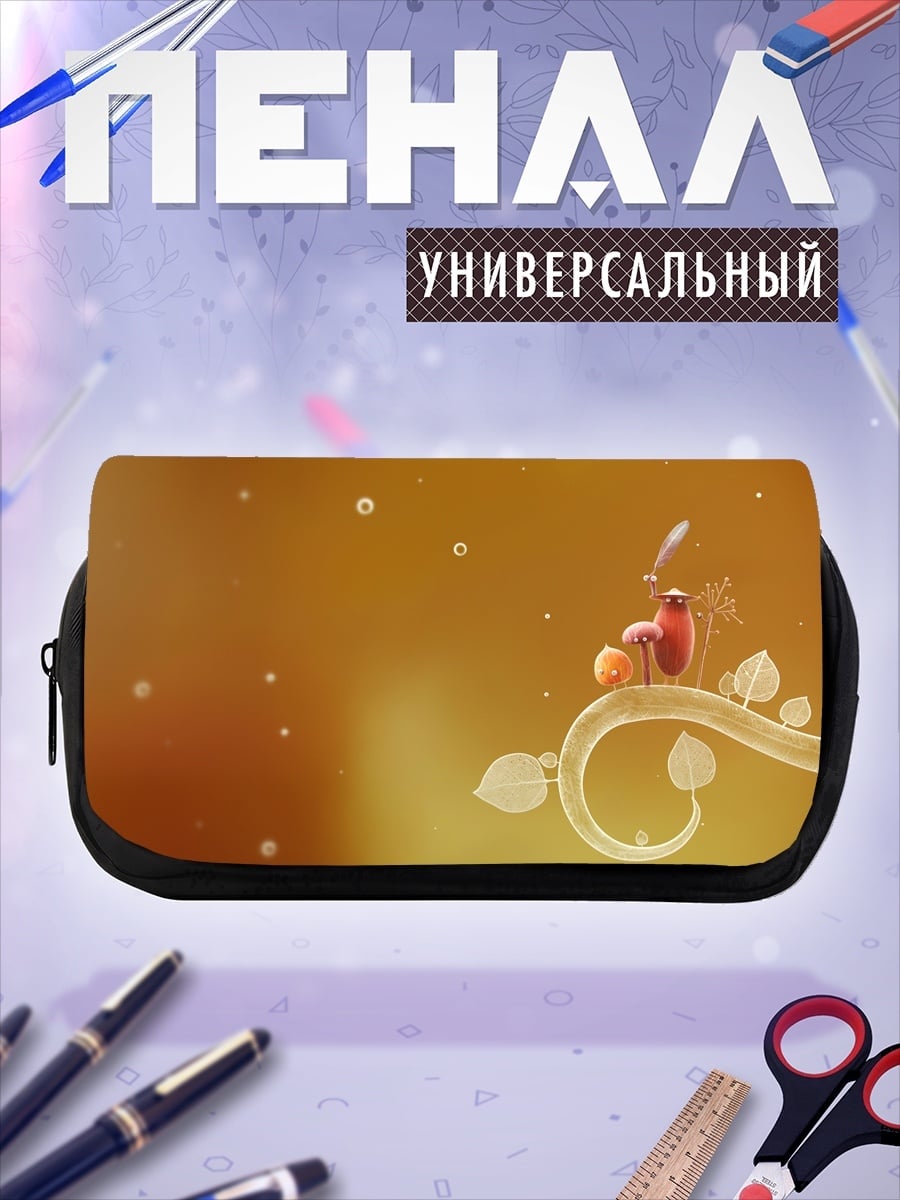 Пенал-косметичка Птичка на ветке