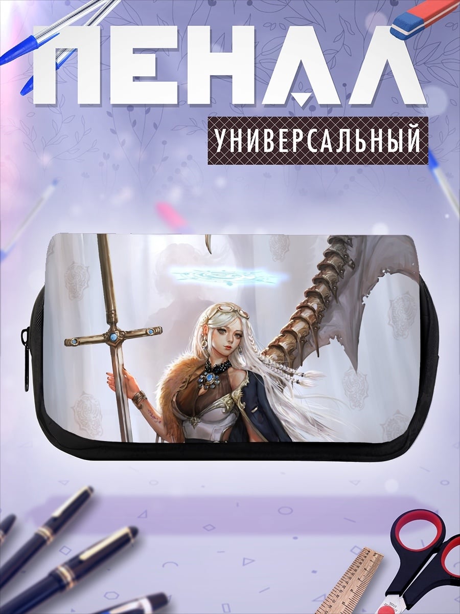 Пенал-косметичка Ангел с косой