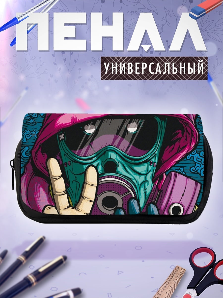 Пенал-косметичка Киберпанк персонаж мир