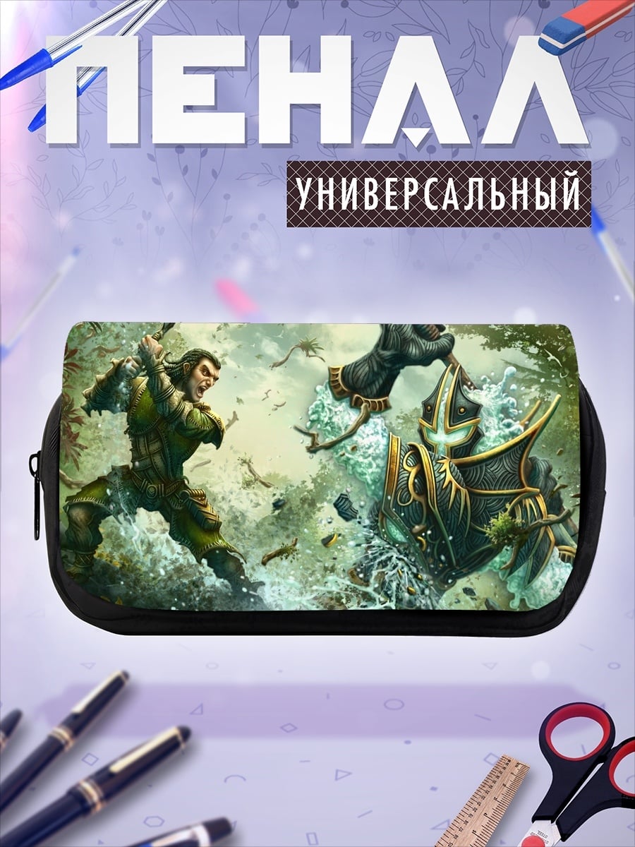 Пенал-косметичка воин против монстра