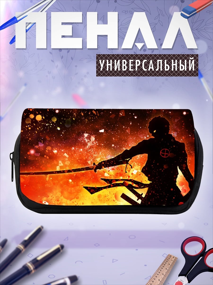Пенал-косметичка Самурай в огне