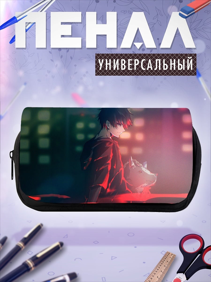 Пенал-косметичка Аниме девушка в форме