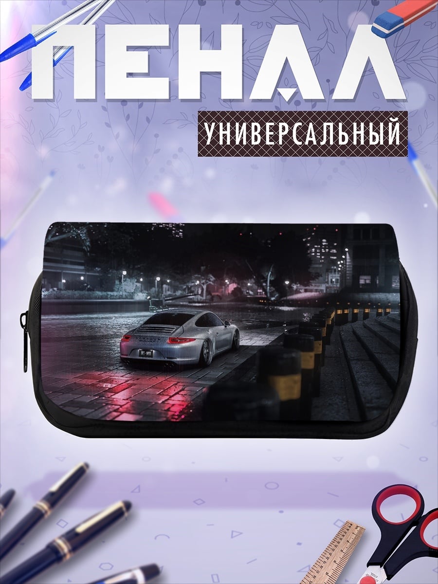 Пенал-косметичка Ночная гонка по городу