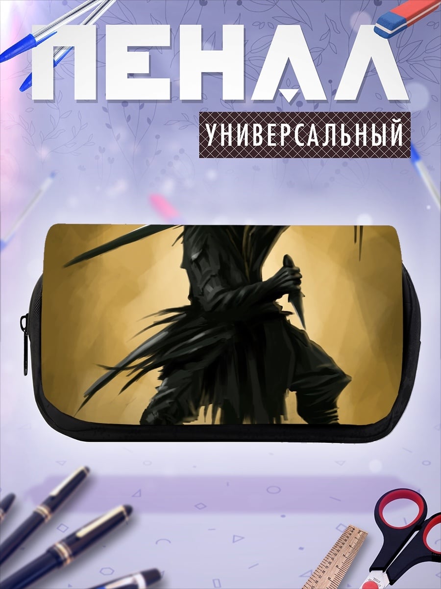 Пенал-косметичка Темный самурай клинок