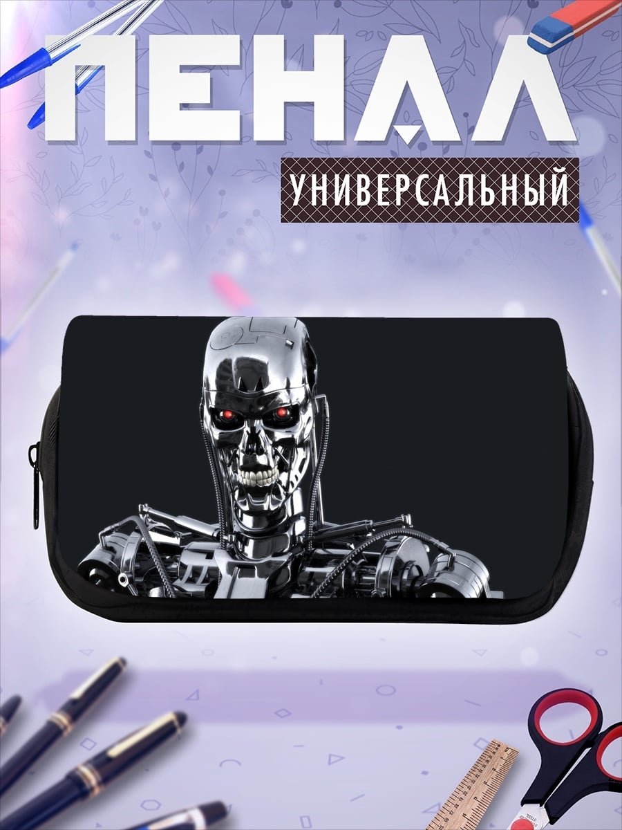 Пенал-косметичка Терминатор красный глаз