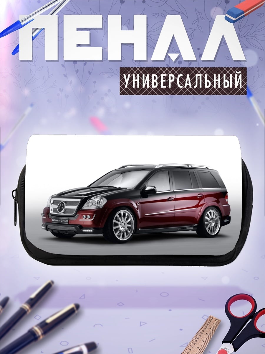 Пенал-косметичка Красный внедорожник