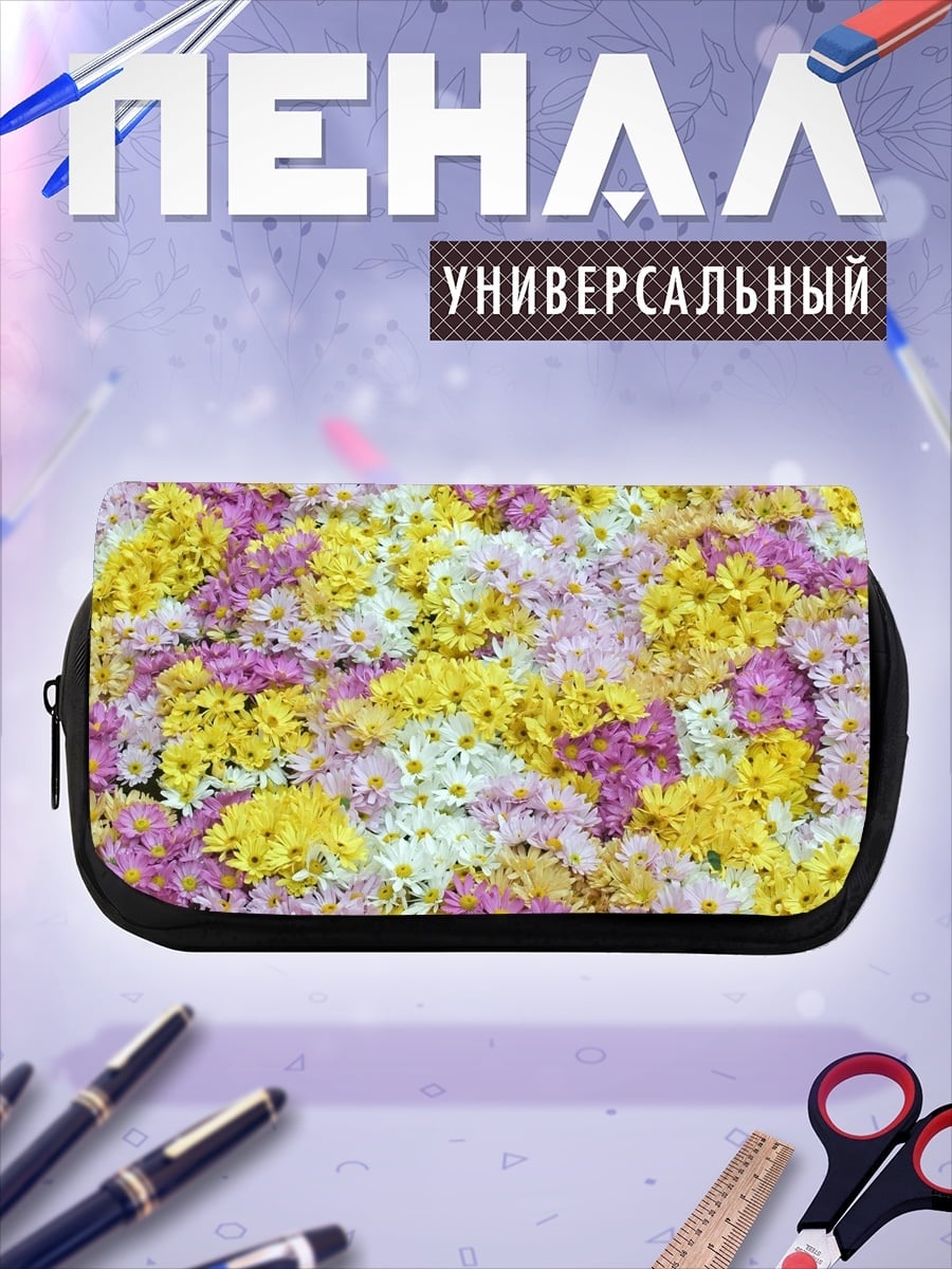 Пенал-косметичка Цветочный ковер